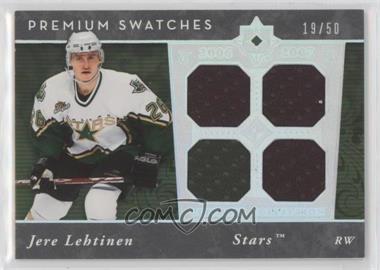 2006-07 Ultimate Collection - Premium Swatches #PS-JL - Jere Lehtinen /50