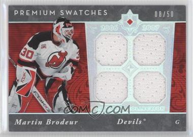 2006-07 Ultimate Collection - Premium Swatches #PS-MB - Martin Brodeur /50