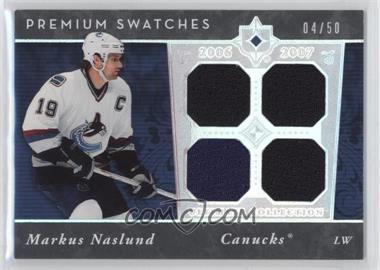 2006-07 Ultimate Collection - Premium Swatches #PS-MN - Markus Naslund /50