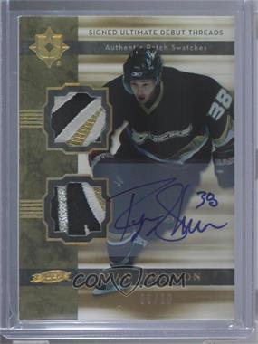 2006-07 Ultimate Collection - Ultimate Debut Jerseys - Patch Signatures #DJ-RS - Ryan Shannon /10