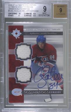 2006-07 Ultimate Collection - Ultimate Debut Jerseys - Signatures #DJ-GL - Guillaume Latendresse /35 [BGS 9 MINT]