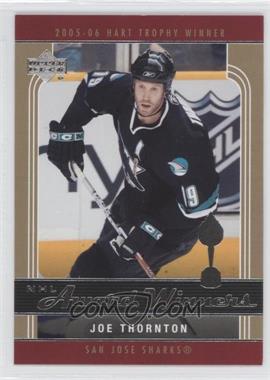 2006-07 Upper Deck - NHL Award Winners #AW1 - Joe Thornton