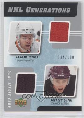 2006-07 Upper Deck - NHL Generations Dual Jersey #G2-IL - Jarome Iginla, Joffrey Lupul /100