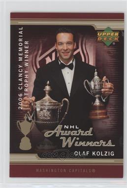 2006-07 Upper Deck - Oversized Award Winners #OAW11 - Olaf Kolzig