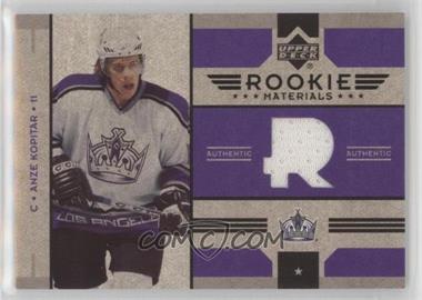 2006-07 Upper Deck - Rookie Materials #RM-KO - Anze Kopitar