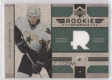 2006-07 Upper Deck - Rookie Materials #RM-LE - Loui Eriksson