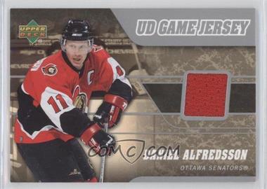 2006-07 Upper Deck - UD Game Jersey #J-DA - Daniel Alfredsson