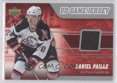 2006-07 Upper Deck - UD Game Jersey #J-DP - Daniel Paille