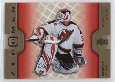 2006-07 Upper Deck - Zero Men #ZM1 - Martin Brodeur