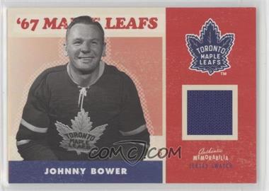 2006-07 Upper Deck 1967 Toronto Maple Leafs - Box Set Event-Worn Jerseys #J-JB - Johnny Bower