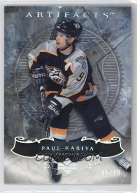 2006-07 Upper Deck Artifacts - [Base] - Platinum #45 - Paul Kariya /10 [Noted]