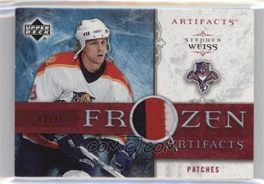 2006-07 Upper Deck Artifacts - Frozen Artifacts - Red Patches #FA-SW - Stephen Weiss /35
