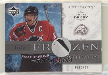 2006-07 Upper Deck Artifacts - Frozen Artifacts - Silver Patches #FA-CD - Chris Drury /25