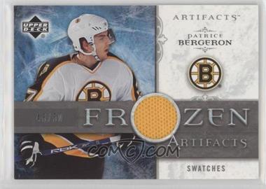 2006-07 Upper Deck Artifacts - Frozen Artifacts - Silver #FA-PB - Patrice Bergeron /50