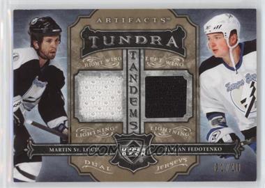 2006-07 Upper Deck Artifacts - Tundra Tandems - Gold #TT-SF - Martin St. Louis, Ruslan Fedotenko /10