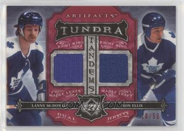 2006-07 Upper Deck Artifacts - Tundra Tandems - Red #TT-ME - Ron Ellis, Lanny McDonald /50