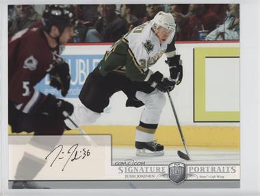 2006-07 Upper Deck Be A Player Portraits - Signature Portraits #SP-JJ - Jussi Jokinen