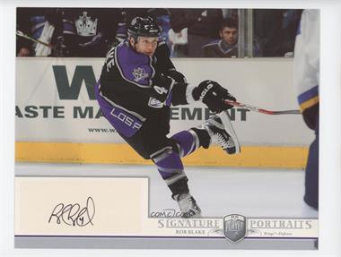 2006-07 Upper Deck Be A Player Portraits - Signature Portraits #SP-RB - Rob Blake