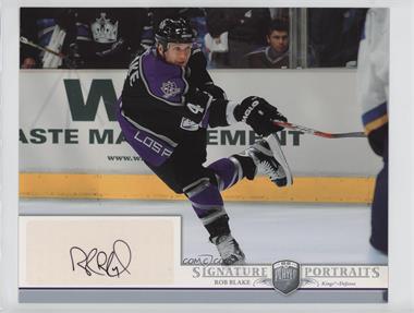 2006-07 Upper Deck Be A Player Portraits - Signature Portraits #SP-RB - Rob Blake