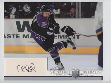 2006-07 Upper Deck Be A Player Portraits - Signature Portraits #SP-RB - Rob Blake