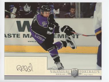 2006-07 Upper Deck Be A Player Portraits - Signature Portraits #SP-RB - Rob Blake