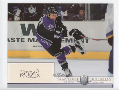 2006-07 Upper Deck Be A Player Portraits - Signature Portraits #SP-RB - Rob Blake