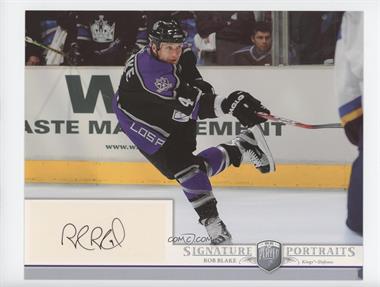 2006-07 Upper Deck Be A Player Portraits - Signature Portraits #SP-RB - Rob Blake