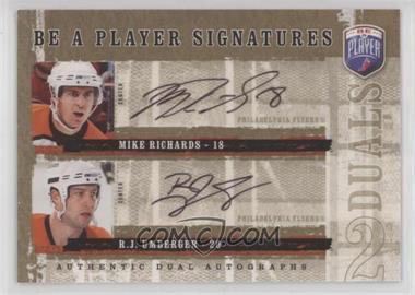 2006-07 Upper Deck Be a Player - Signatures Duals #D-RU - Mike Richards, R.J. Umberger