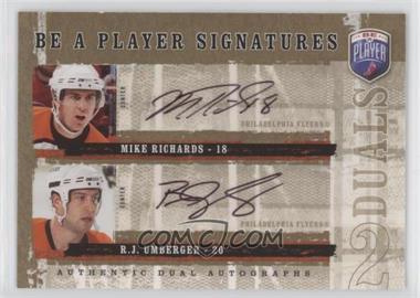 2006-07 Upper Deck Be a Player - Signatures Duals #D-RU - Mike Richards, R.J. Umberger