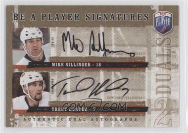 2006-07 Upper Deck Be a Player - Signatures Duals #D-SH - Mike Sillinger, Trent Hunter