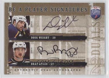 2006-07 Upper Deck Be a Player - Signatures Duals #D-WB - Doug Weight, Brad Boyes