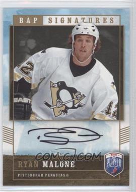 2006-07 Upper Deck Be a Player - Signatures #RM - Ryan Malone