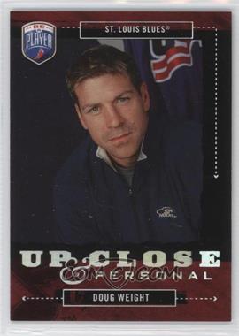 2006-07 Upper Deck Be a Player - Up Close & Personal #UC16 - Doug Weight /999