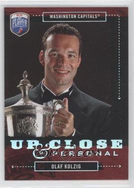 2006-07 Upper Deck Be a Player - Up Close & Personal #UC40 - Olaf Kolzig /999