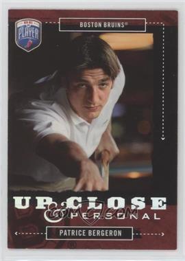 2006-07 Upper Deck Be a Player - Up Close & Personal #UC42 - Patrice Bergeron /999 [EX to NM]