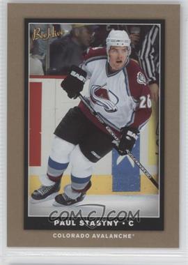 2006-07 Upper Deck Bee Hive - [Base] - Gold #114 - Paul Stastny