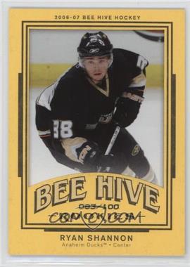 2006-07 Upper Deck Bee Hive - [Base] - Matte #102 - Ryan Shannon /100