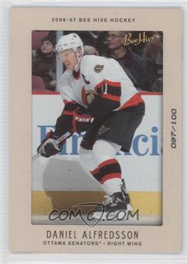 2006-07 Upper Deck Bee Hive - [Base] - Matte #34 - Daniel Alfredsson /100 [Noted]