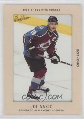 2006-07 Upper Deck Bee Hive - [Base] - Matte #75 - Joe Sakic /100