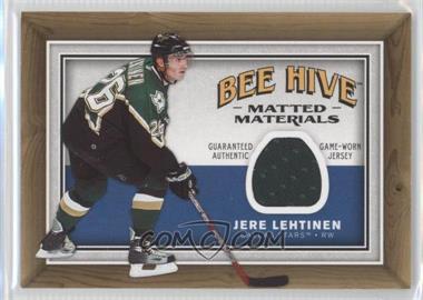 2006-07 Upper Deck Bee Hive - Matted Materials #MM-LE - Jere Lehtinen