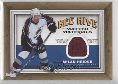 2006-07 Upper Deck Bee Hive - Matted Materials #MM-MH - Milan Hejduk