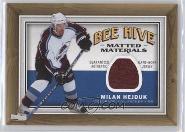 2006-07 Upper Deck Bee Hive - Matted Materials #MM-MH - Milan Hejduk