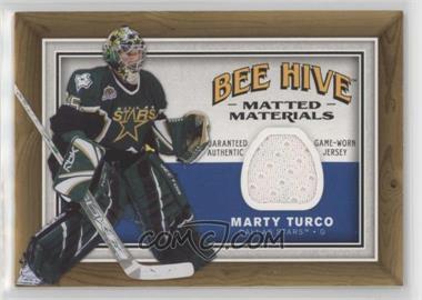 2006-07 Upper Deck Bee Hive - Matted Materials #MM-MT - Marty Turco