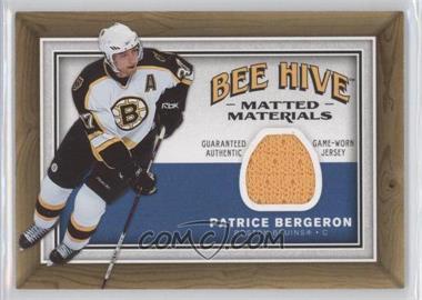2006-07 Upper Deck Bee Hive - Matted Materials #MM-PB - Patrice Bergeron