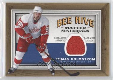 2006-07 Upper Deck Bee Hive - Matted Materials #MM-TH - Tomas Holmstrom