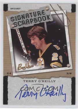 2006-07 Upper Deck Bee Hive - Signature Scrapbook #SS-TO - Terry O'Reilly