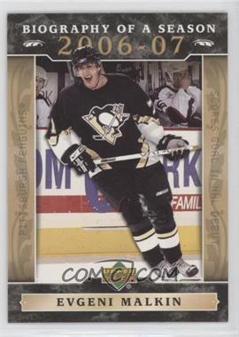 2006-07 Upper Deck Biography of a Season - [Base] #BOS4 - Evgeni Malkin [EX to NM]