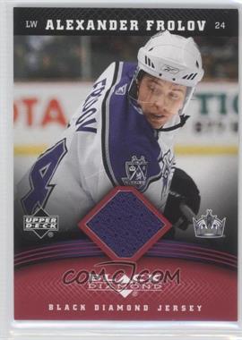 2006-07 Upper Deck Black Diamond - Jersey - Ruby #J-AF - Alexander Frolov /100