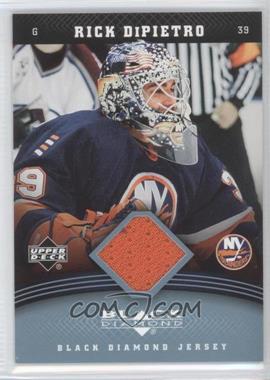 2006-07 Upper Deck Black Diamond - Jersey #J-RD - Rick DiPietro