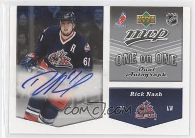 2006-07 Upper Deck MVP - One on One Dual Autographs #OA-NI - Jarome Iginla, Rick Nash